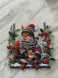 Squirrel hanging decoration