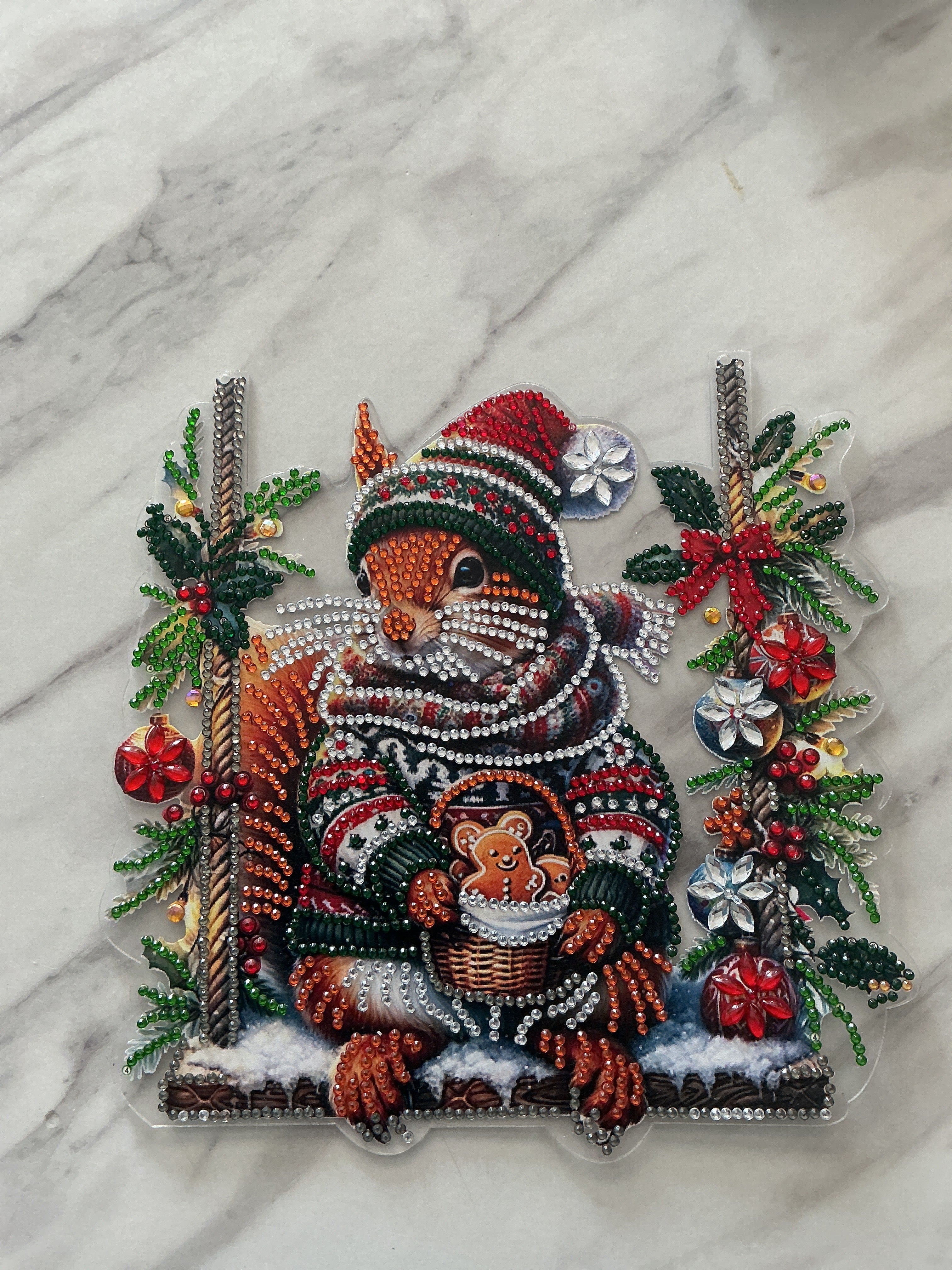 Squirrel hanging decoration