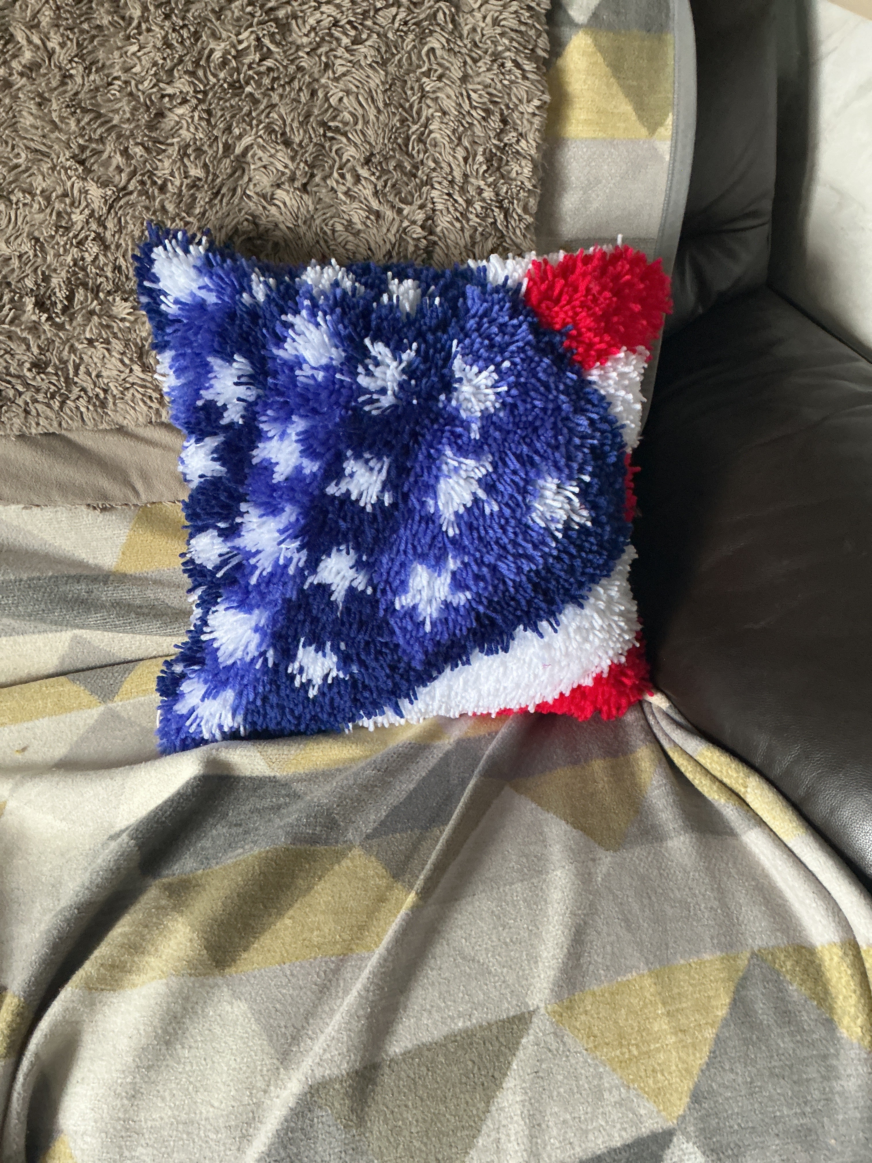 American flag cushion